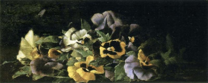 Hirst, Claude Raguet Pansies oil painting picture